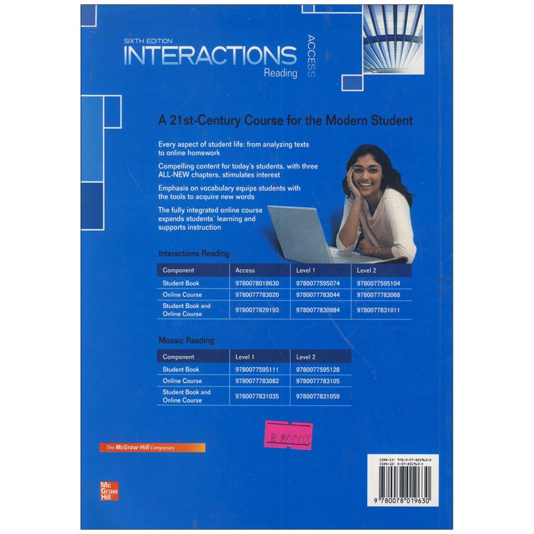 اینترنتی　Interactions　Reading　نشر　اینترکشنز　Access　Edition　6th　فروشگاه　ریدینگ　اکسس　ویرایش　التو